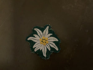 WWII German Elelweiss Mountain Troops Insignia