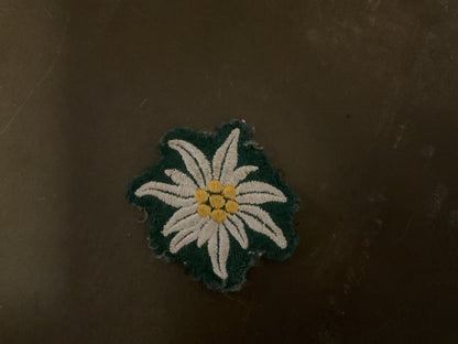 WWII German Elelweiss Mountain Troops Insignia