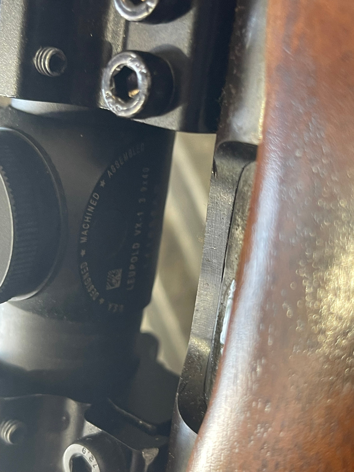 Savage-Anschutz Model 1415/16 .22 LR Bolt-Action Rifle – Leupold VX-1 3-9x40 Scope