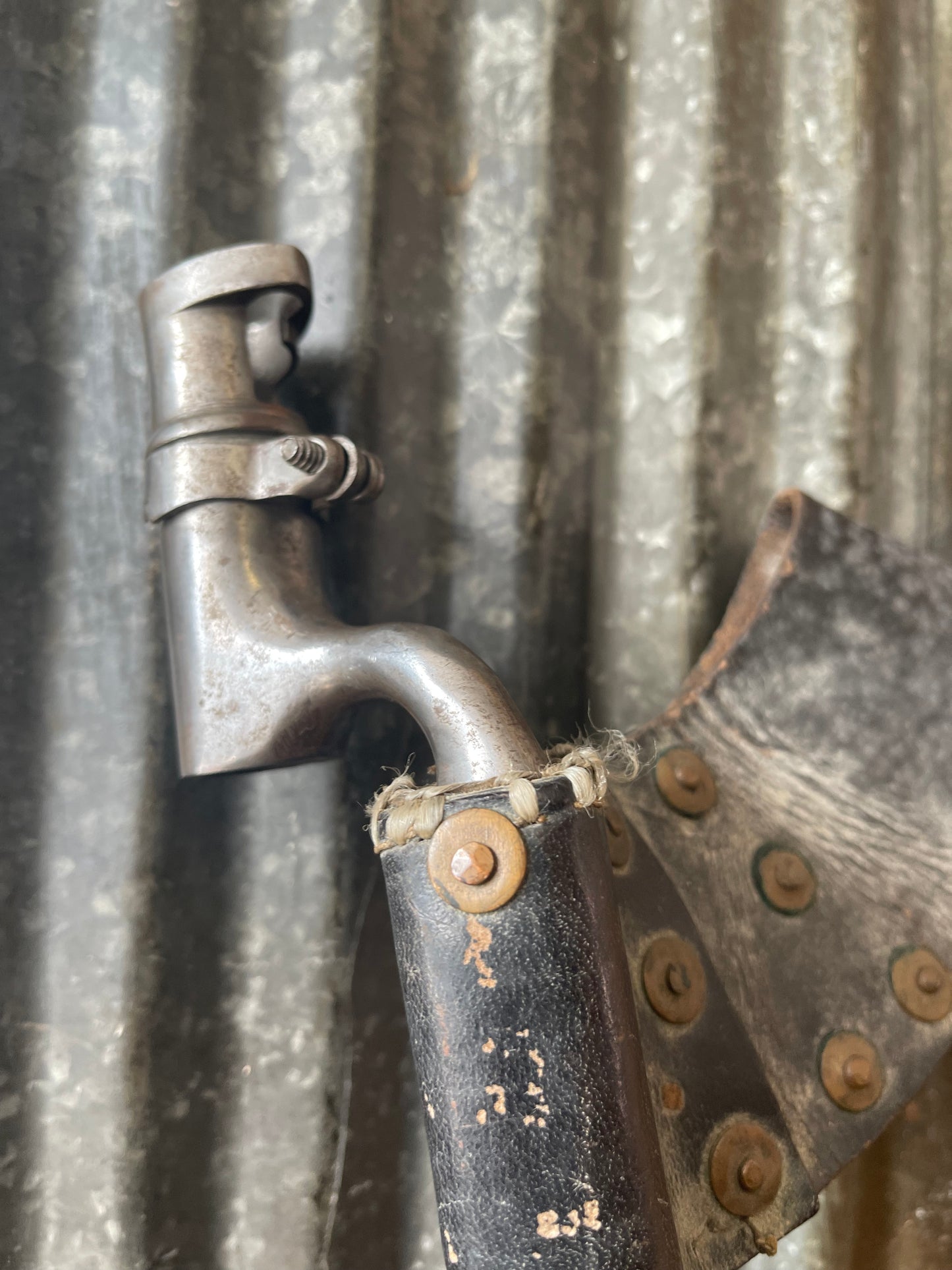 Original British Pattern 1853 Enfield Socket Bayonet w/ Scabbard – Civil War Era