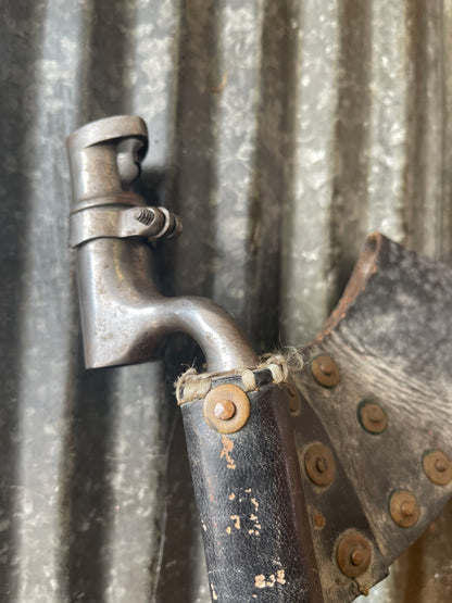 Original British Pattern 1853 Enfield Socket Bayonet w/ Scabbard – Civil War Era