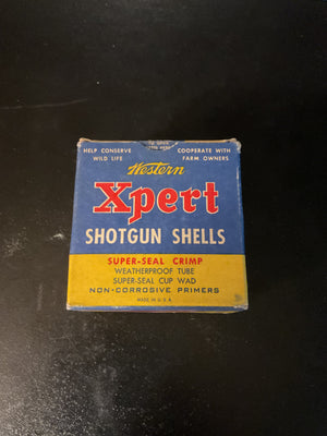 Vintage Western Xpert 20 Gauge Shotgun Shells — Full Box of 25