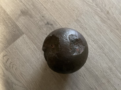 Solid Cast Iron Shot Cannonball