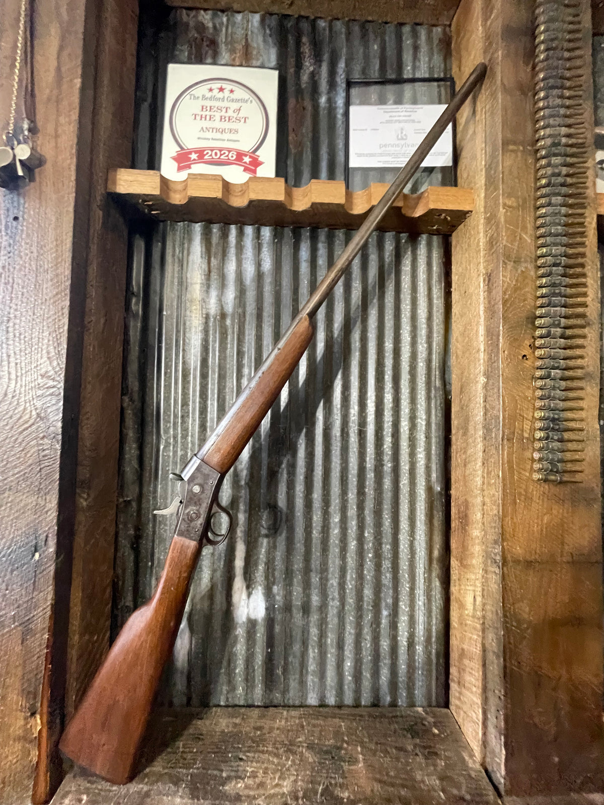 Vintage Rolling Block Single Shot 16 Gauge Shotgun