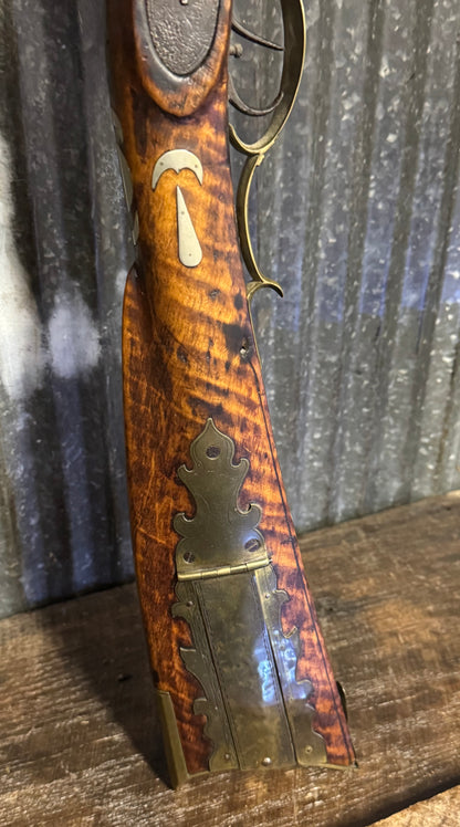 Antique American percussion-D Derr- Curly Maple