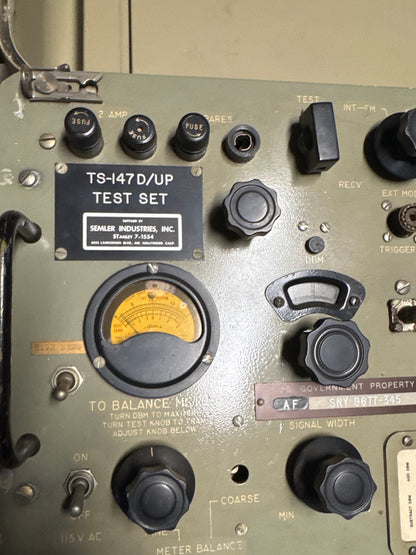 U.S. Military TS-147D/UP Radar Test Set (Complete)