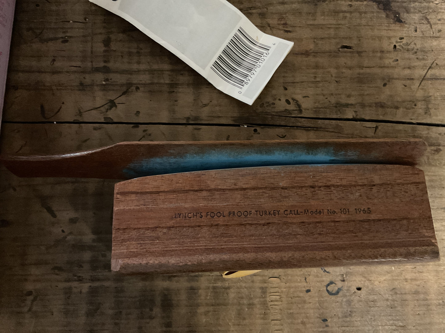 Vintage M.L. Lynch “Fool Proof” Turkey Call-Model No. 101, 1965 with Box