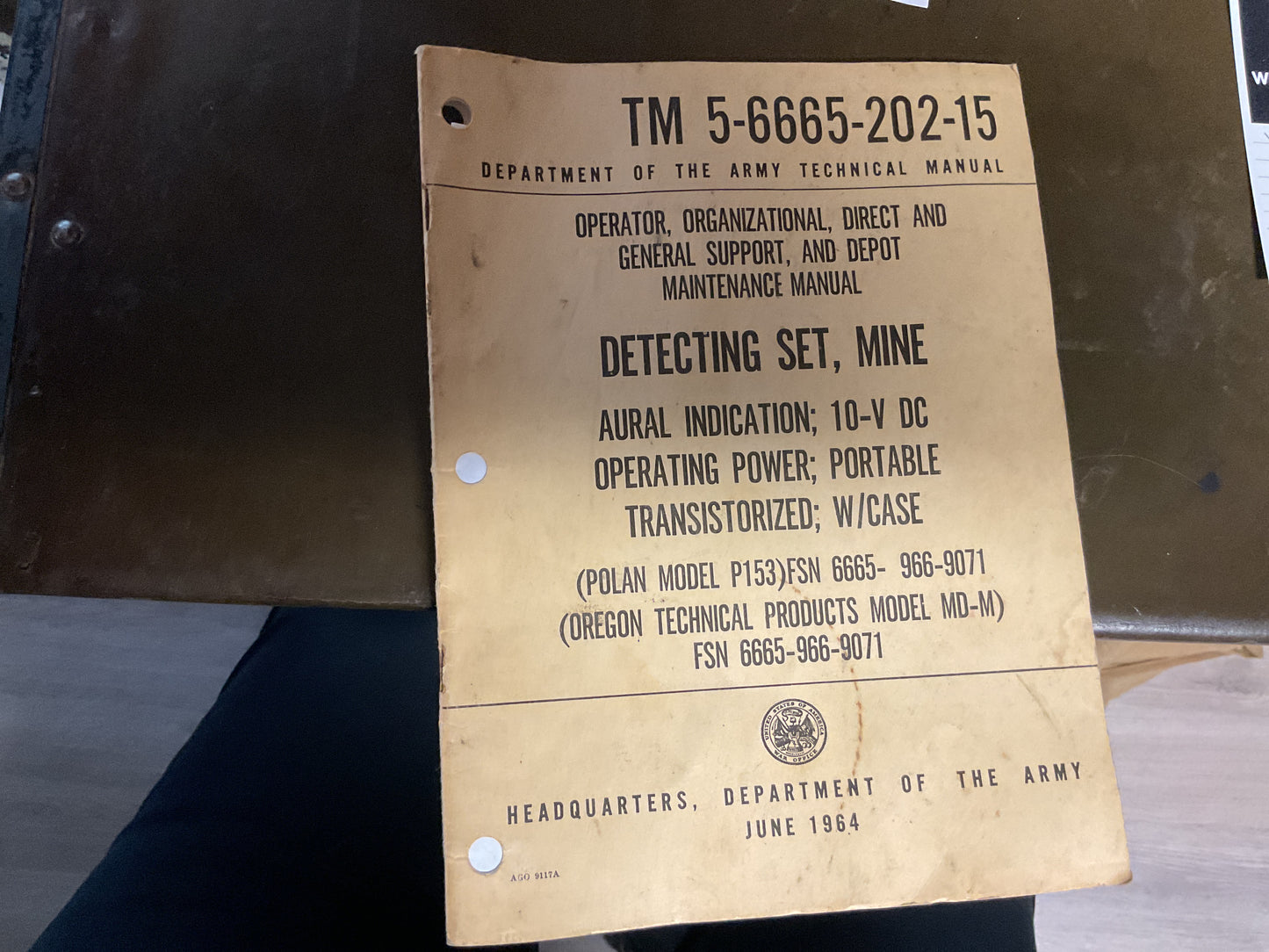 Vietnam Era Mine Detector