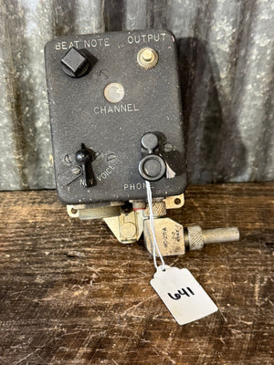 WWII U.S. Navy C-2/ARR-2 Aircraft Homing Receiver Control Box
