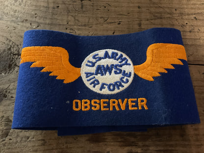 WWII U.S. Army Air Force’s AWS Observer Armband