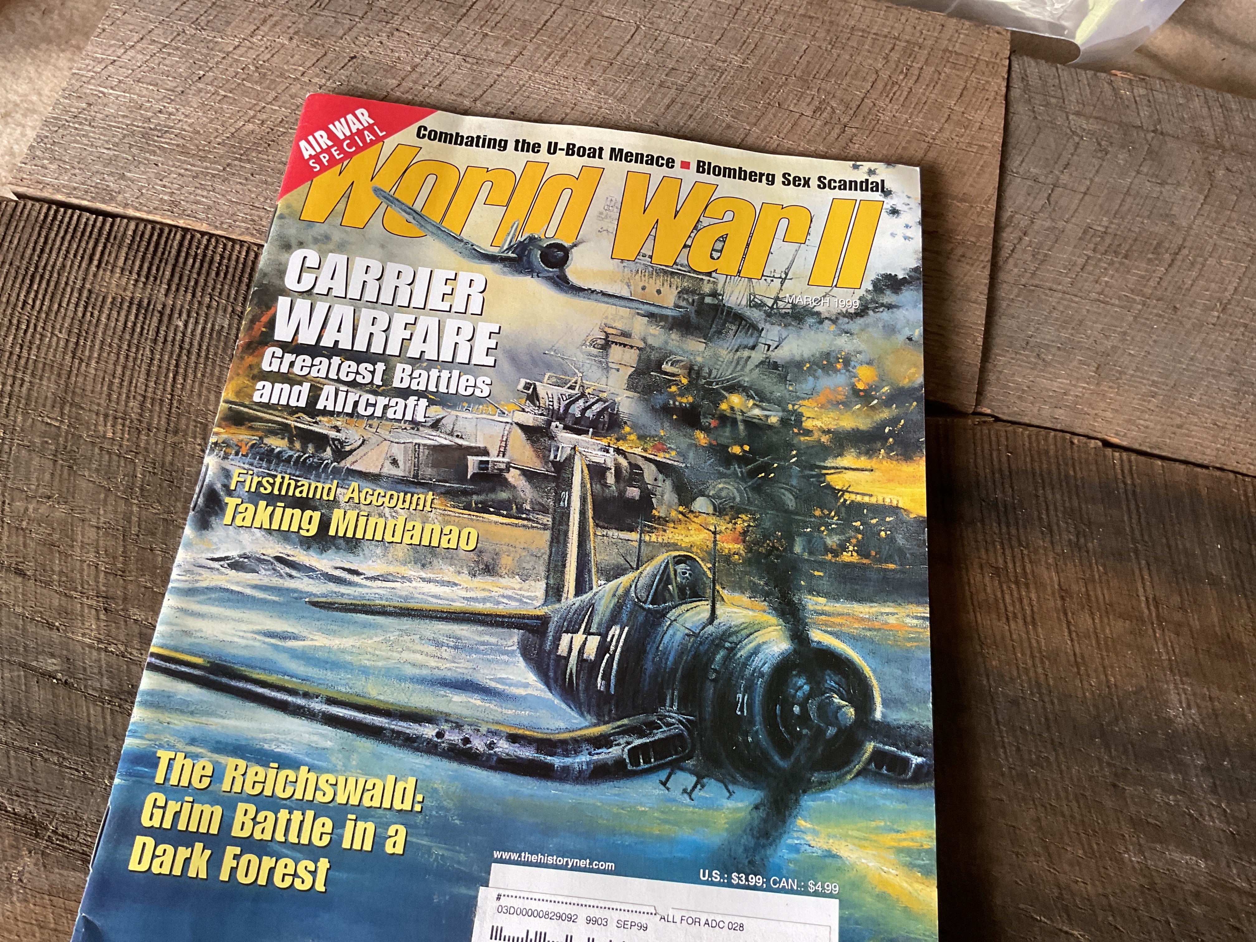 World War II Magazine March 1999 – Whiskey Rebellion Antiques