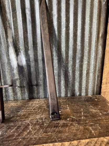 Japanese Type 30 Arisaka Bayonet with Steel Scabbard – Hooked Quillon