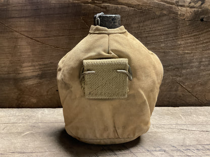 WWI Aluminum Canteen with Cover