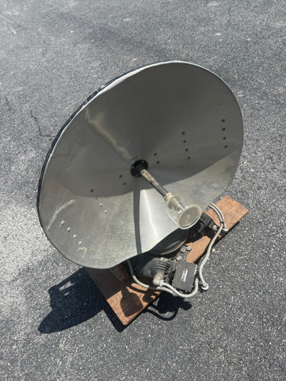WWII U.S. Navy AS-17A/APS Radar Dish Antenna Assembly w/ Mount