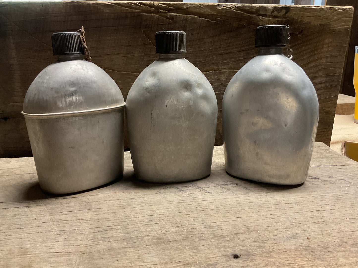 WWII Aluminum Canteen