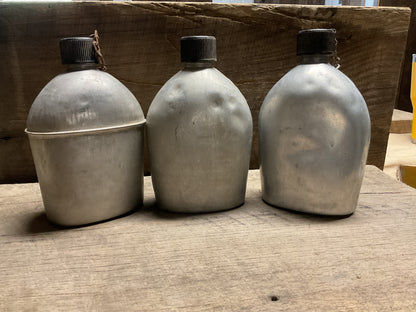 WWII Aluminum Canteen