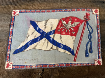 WWI Tobacco Felt Flag (approx 11x8)