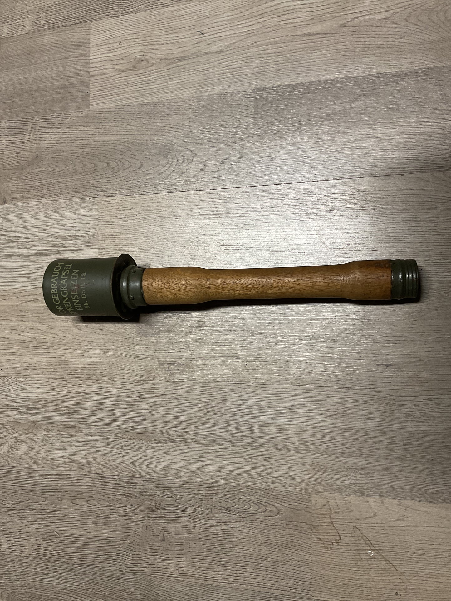 German WWII M24 Stielhandgranate “Potato Masher” Reproduction-Inert Display Piece