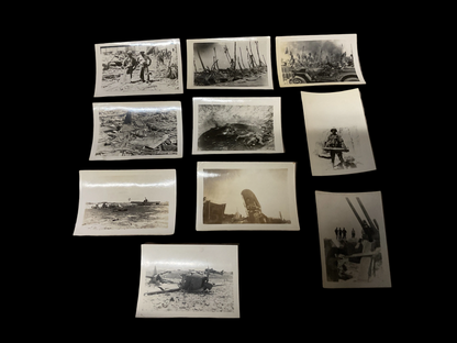 Original WWII Battlefield Photo Group (B)