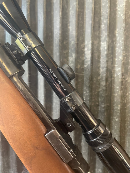 J.C. Higgins Model 50 Bolt-Action Rifle – .30-06 Springfield – FN Mauser Action – Bushnell Sportview Scope