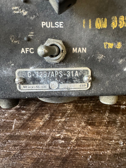 WWII C-729/APS-31A Radar Control Unit – Aircraft Radar System Component