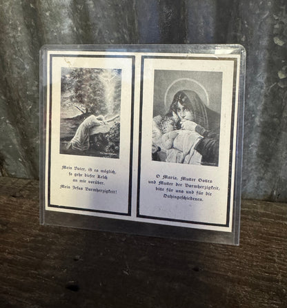 WWII German Memorial Death Card
Two Brothers Killed in Action