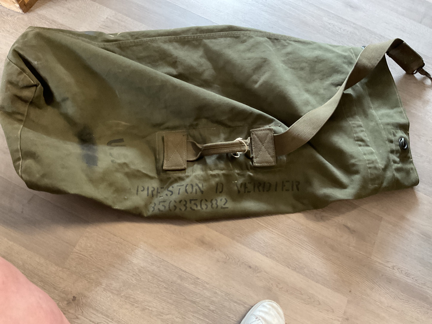 Korea to Vietnam Era US Duffle Bag
