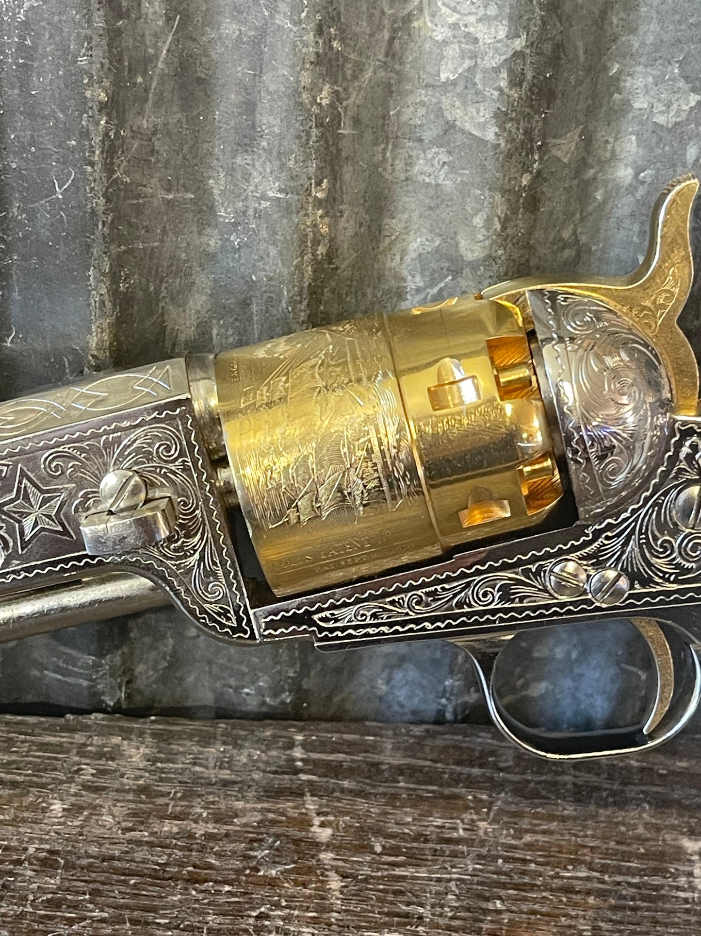 Pietta 1851 Navy “Texas Lone Star” Limited Edition Percussion Revolver – .44 Caliber – 1 of 2,000