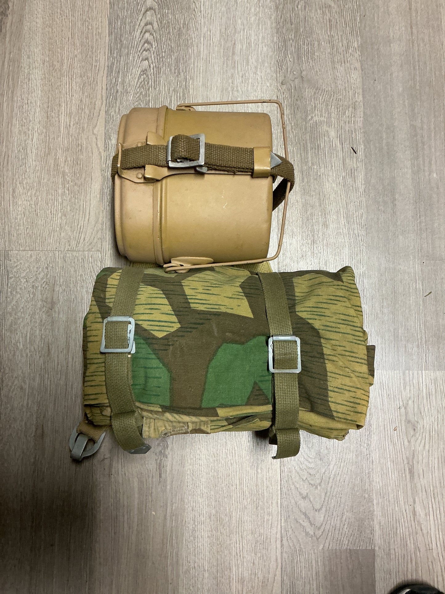 Cold War German A-Frame Package-NVA Mess Kit & Bread Bag