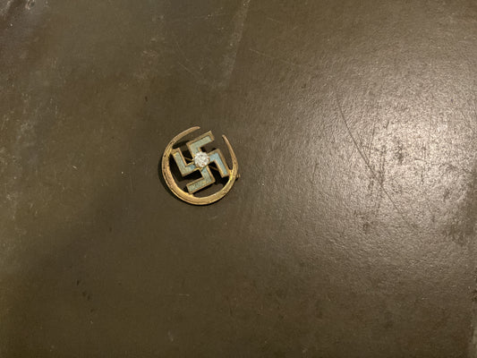 NSDAP Support Pin Stone set in Center