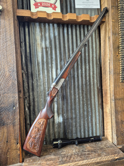 Simson, Suhl 16ga sxs 7x57R under. Made in GDR