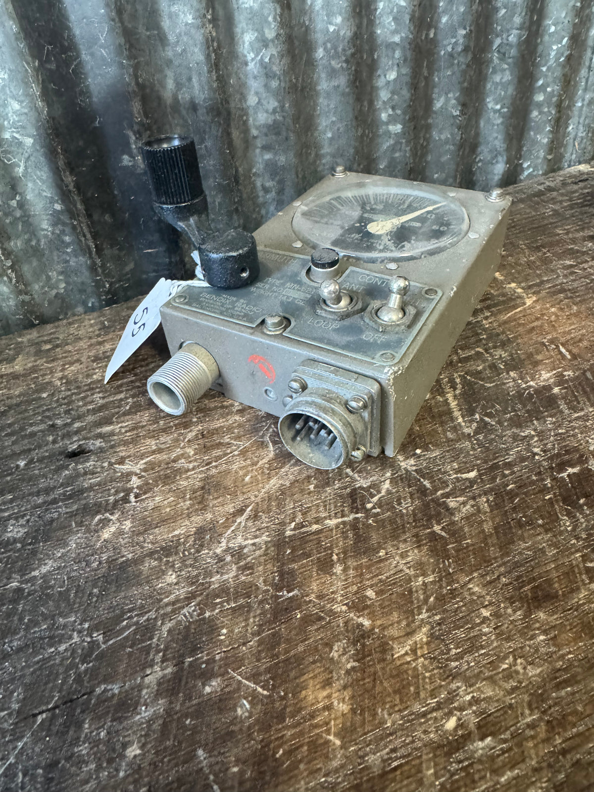 WWII Bendix Radio Type MN-52J Aircraft Azimuth Control Unit