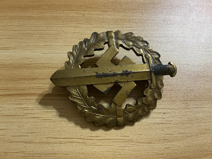 SA-Sports Badge (SA-Sportabzeichen) Stick Pin-Karl Hensley, Pforzheim
