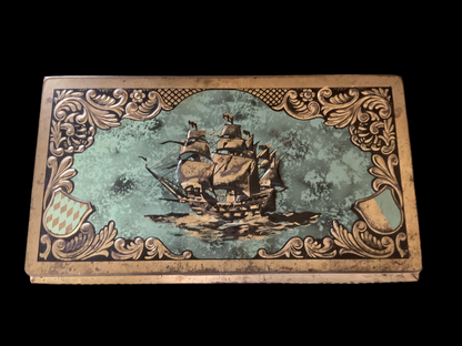 Vintage Nautical Tin Box