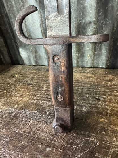 Japanese Type 30 Arisaka Bayonet with Steel Scabbard – Hooked Quillon