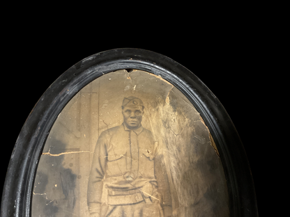Rare WWI African American Bubble Photo