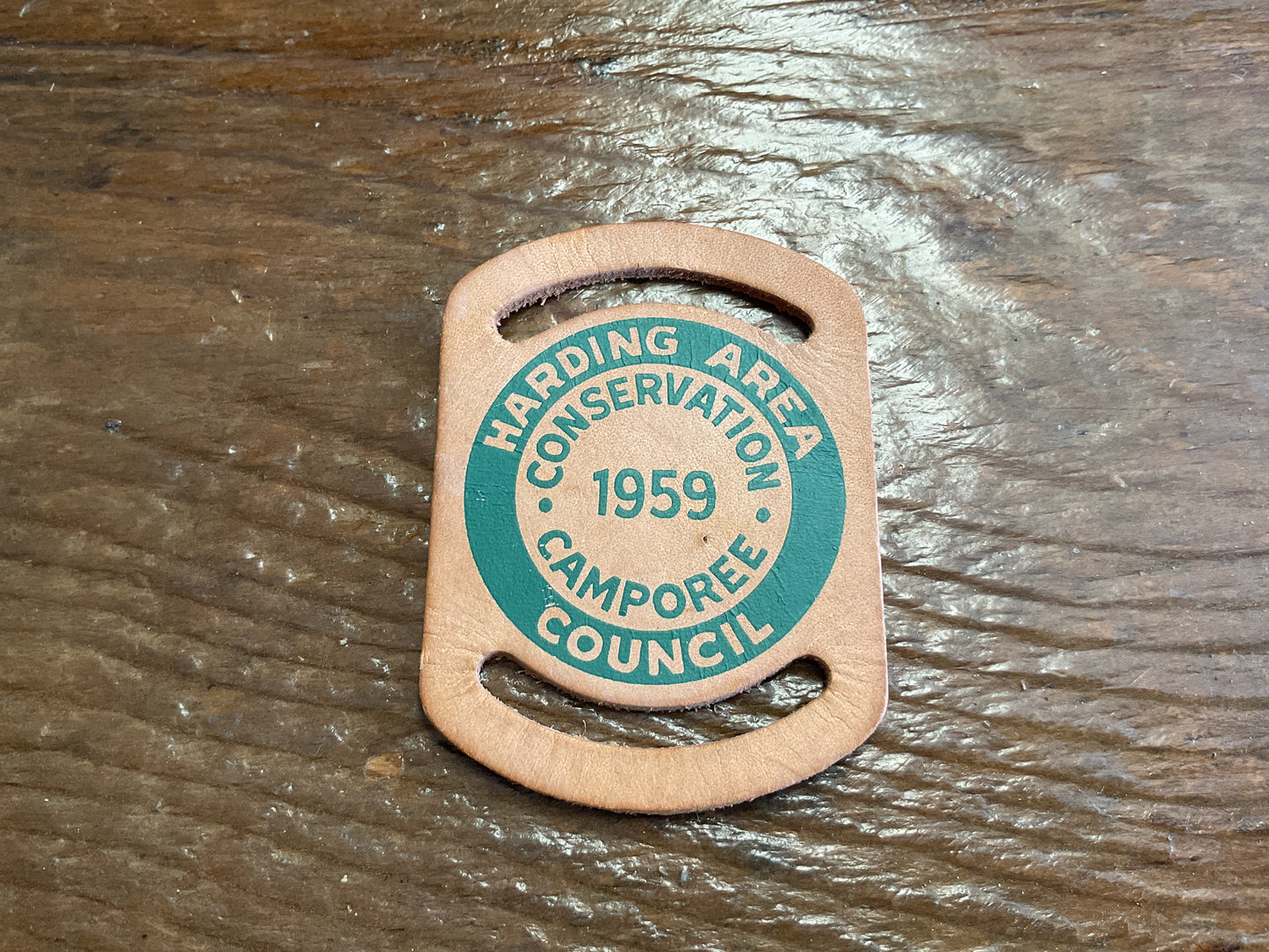 1959 Boy Scout Leather Patch