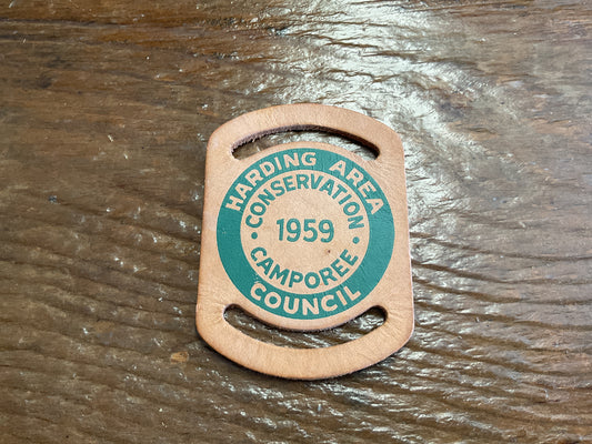 1959 Boy Scout Leather Patch