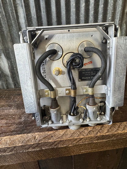 Western Electric RA-90-A U.S. Army Signal Corps Radar Rectifier