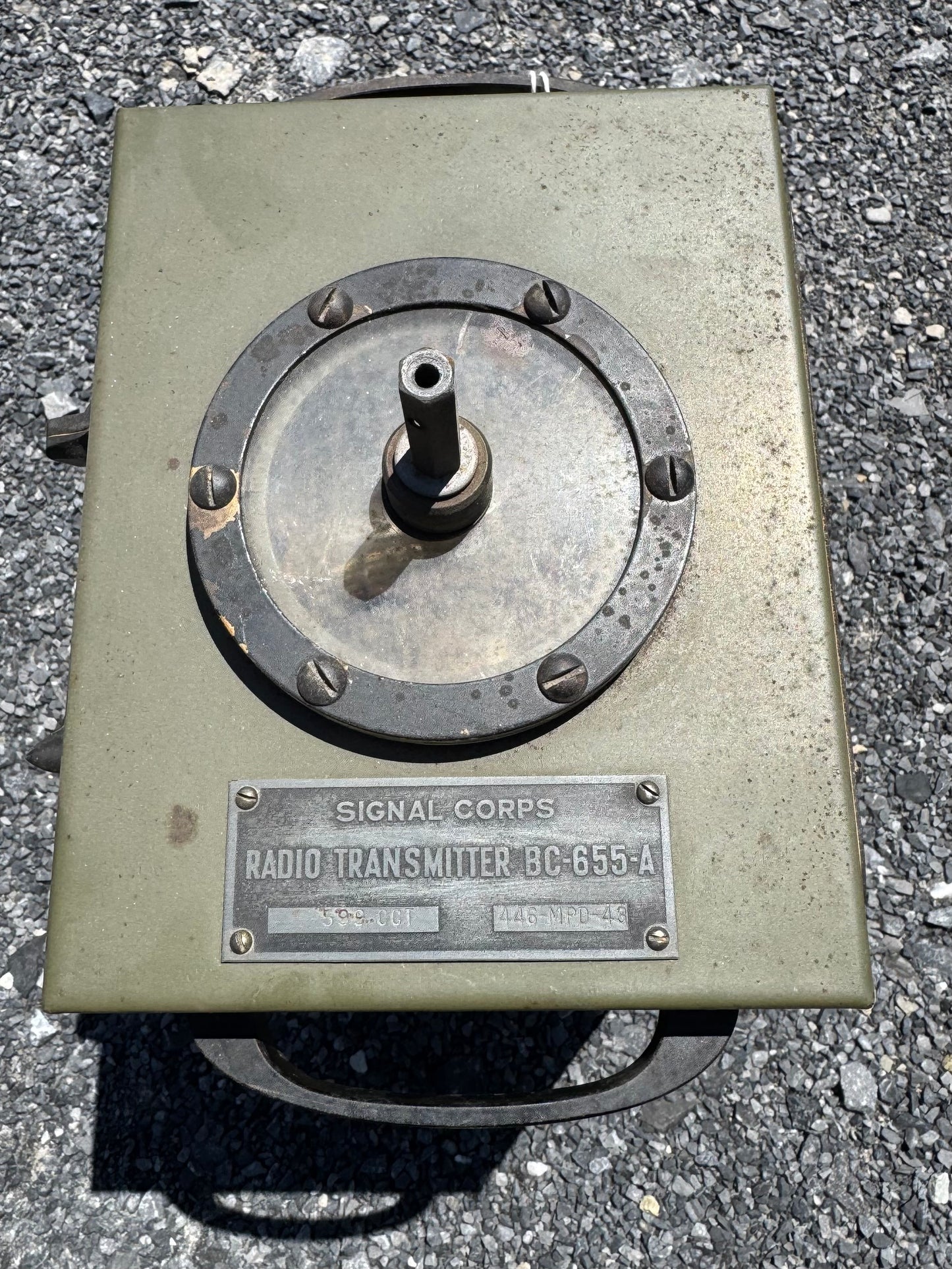 WWII-era U.S. Army Signal Corps Radio Transmitter BC-655-A