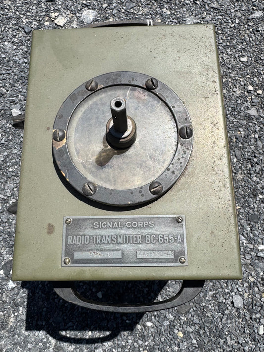 WWII-era U.S. Army Signal Corps Radio Transmitter BC-655-A