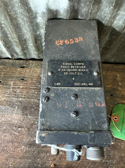 Signal Corps R-XA-18/ARR-6 (XA-11) Aircraft Radio Receiver