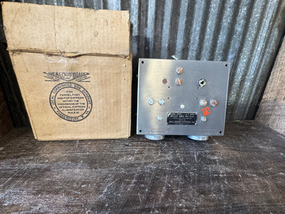 WWII U.S. Army Signal Corps BC-616 Relay Box – Bell Sound Systems – NOS with Original Box