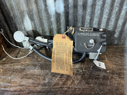 WWII U.S. Aircraft IFF Radar Adapter Junction Box J-25/APX-2 – Complete Cable Assembly