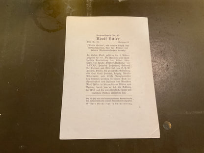 German Propaganda Card