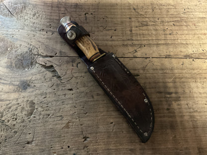 Vintage Edge Brand #489 Hunting Knife-Solingen, Germany w/ Sheath