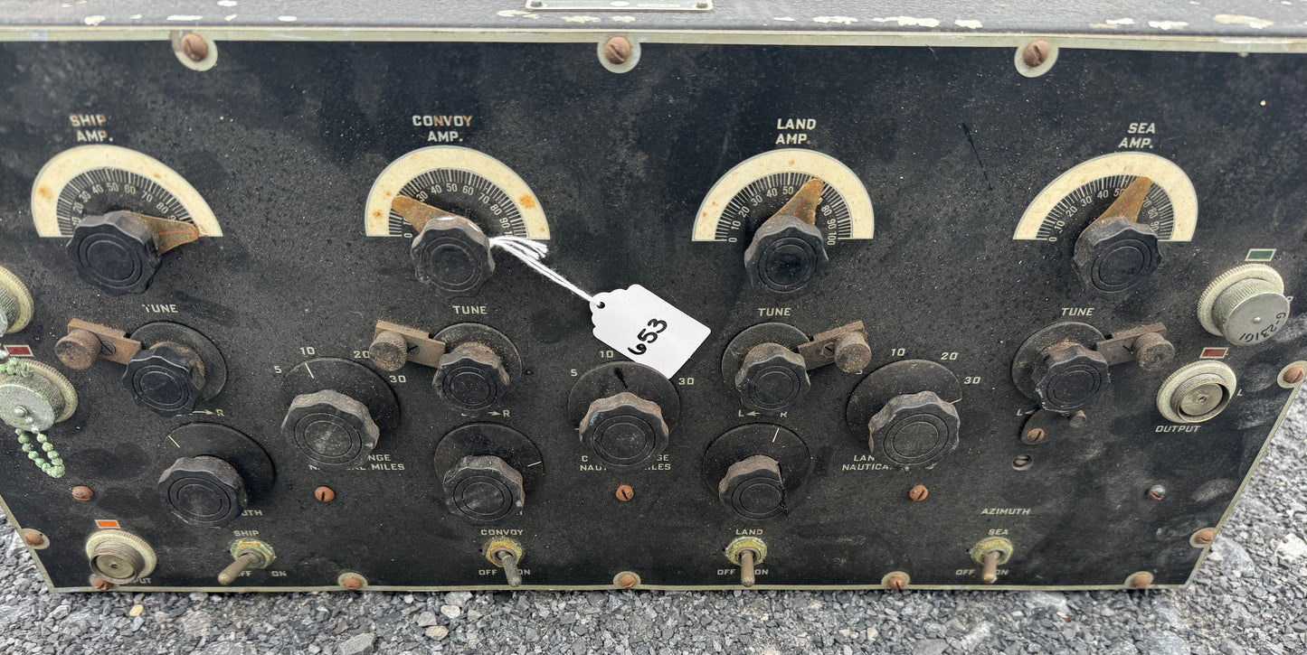 WWII U.S. Navy Detrola Model 15C Radar Operator Trainer