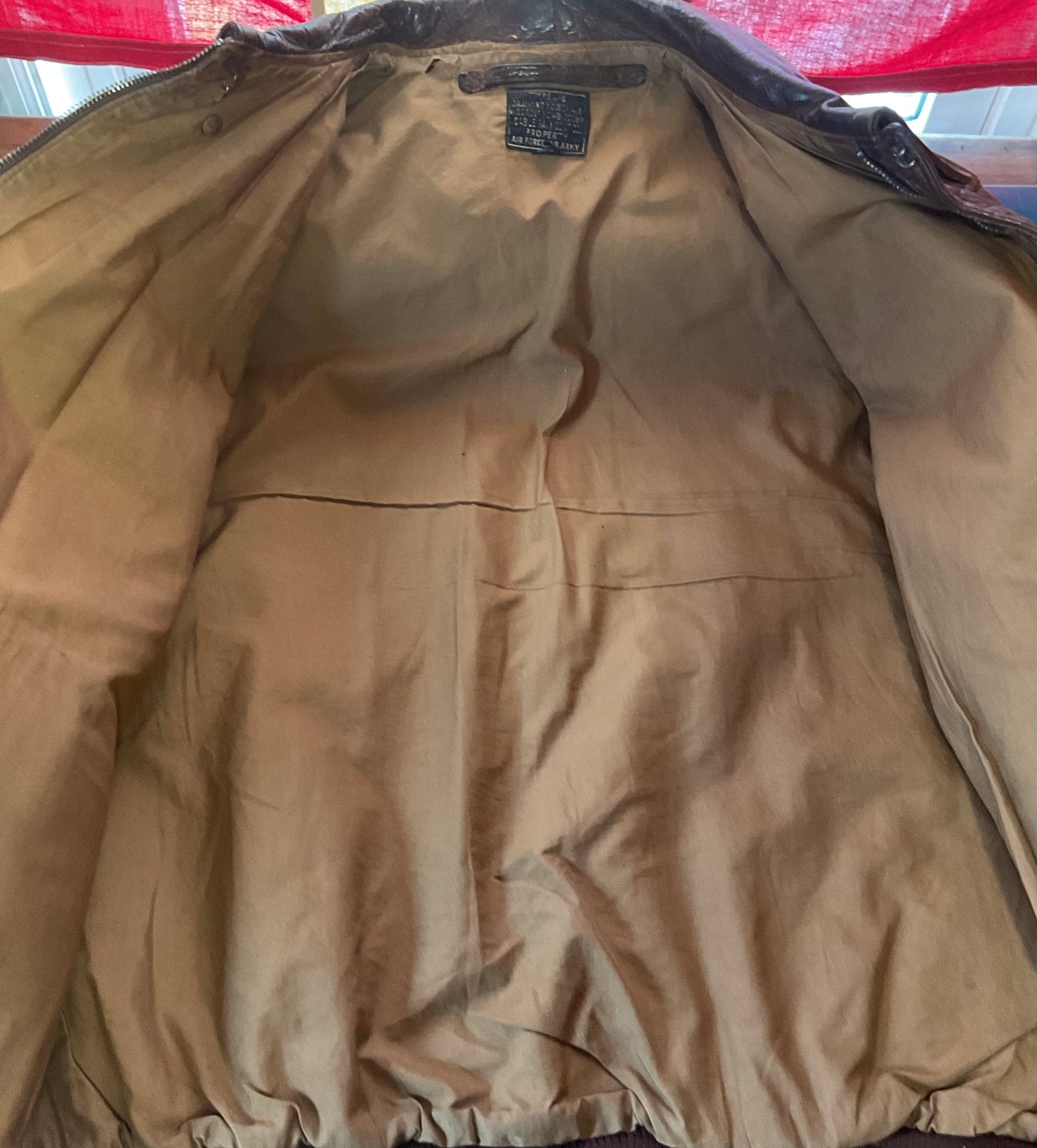 US A-2 Flight Jacket-Original-WWII-Captain Hankinson