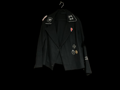 Repro WWII SS Panzer Coat with Medal & Insignias