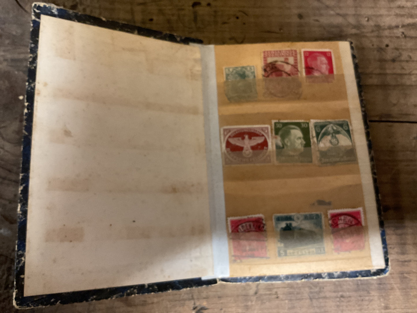 Vintage WWII-Era International Stamp Album